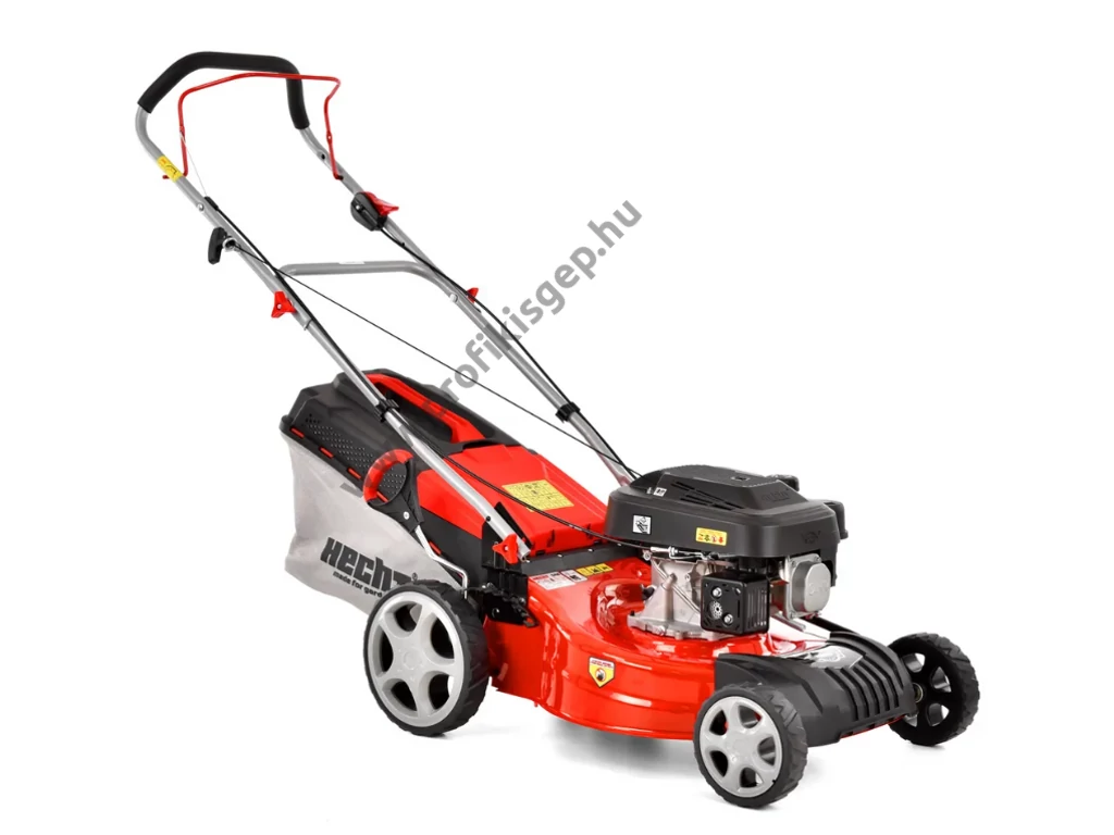 HECHT 546 Benzinmotoros fűgyűjtős fűnyíró, 46cm, OHV 150cm3, csapágyazott kerék,