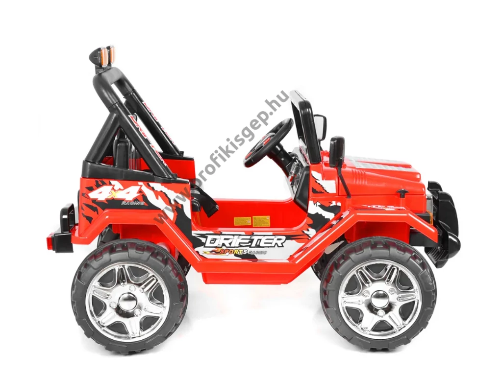 HECHT 56185 Akkumulátoros kisautó gyerekeknek, 12V, 10Ah, 3-8 éves korig, Max: 30kg, távírányítóval
