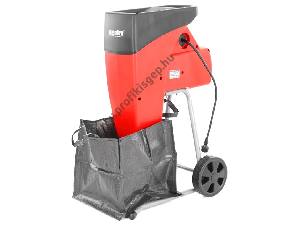 HECHT 627 Silent Elektromos ágaprító, komposztáló, Maróhengeres, 2500W, ágátmérő: 4 cm