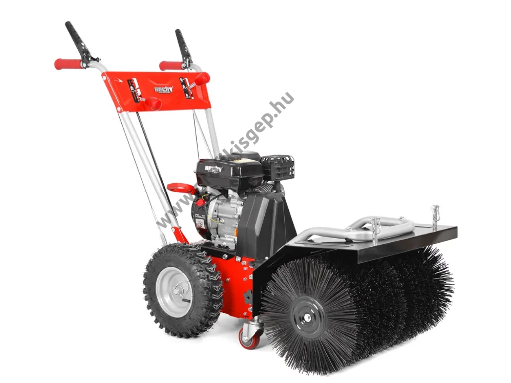 HECHT 8615 Benzinmotoros önjáró seprőgép, takarítógép, 62cm, OHV 196cm3, 5+2 sebesség