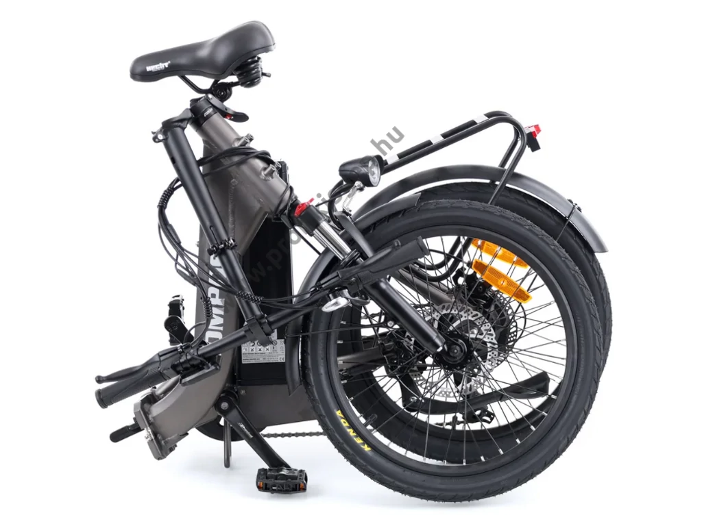 HECHT COMPOS GREY Elektromos kerékpár, e-bike, 20", 36V, 10.0Ah, Shimano váltó, tárcsafék, összecsukható