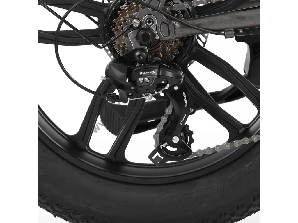 HECHT COMPOS XL GREY Elektromos kerékpár, e-bike, 20", 36V, 13Ah, Shimano váltó, tárcsafék, összecsukható