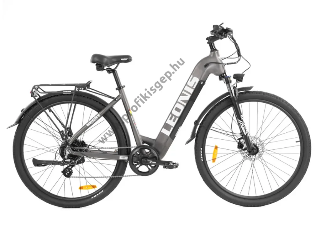 HECHT LEONIS GREY Elektromos kerékpár, e-bike, 29", 36V, 14.5 Ah, Shimano váltó, tárcsafék
