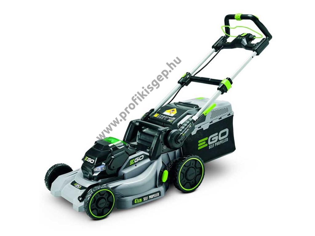 EGO LM1900E-SP Akkumulátoros önjáró fűgyűjtős fűnyíró, 47cm, 56V, akku és töltő nélkül