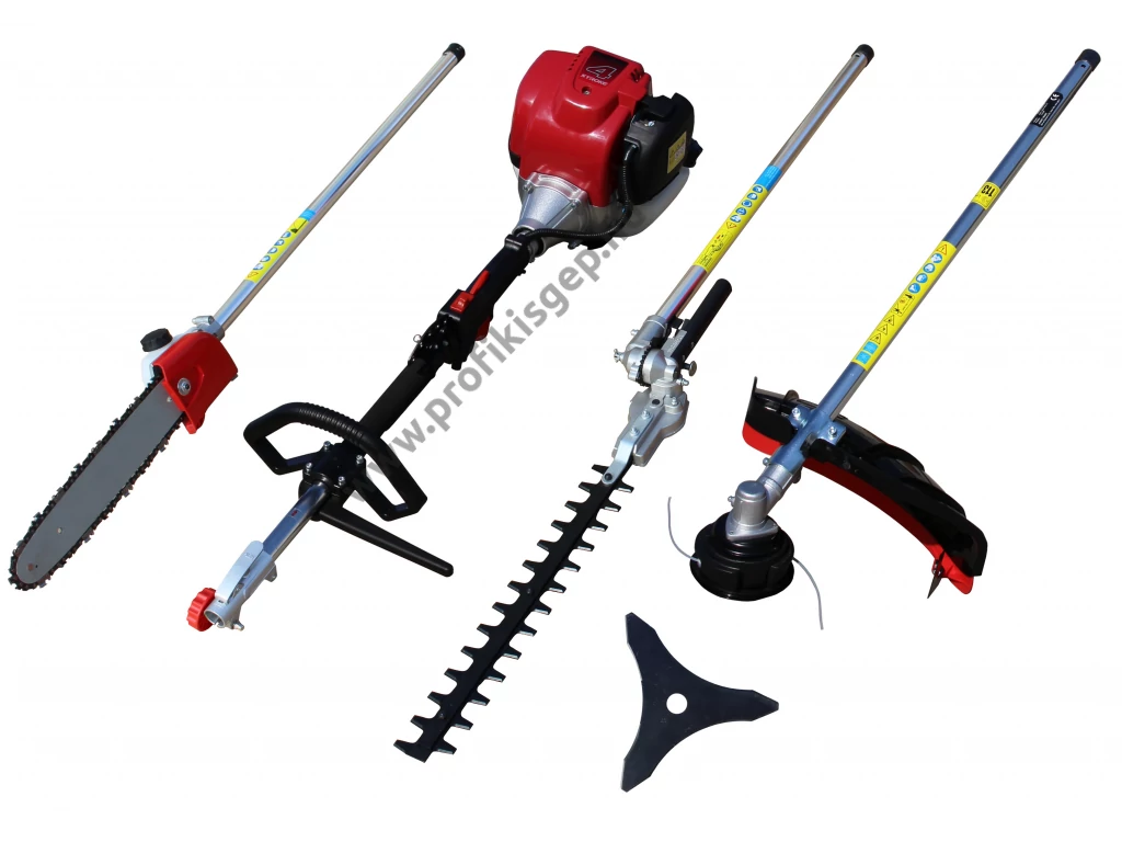 AGT 3526 Multi, bozótvágó, fűkasza 4 ütemű, HONDA GX35, 35,8 cm3, 1.6 Le, adapterekkel