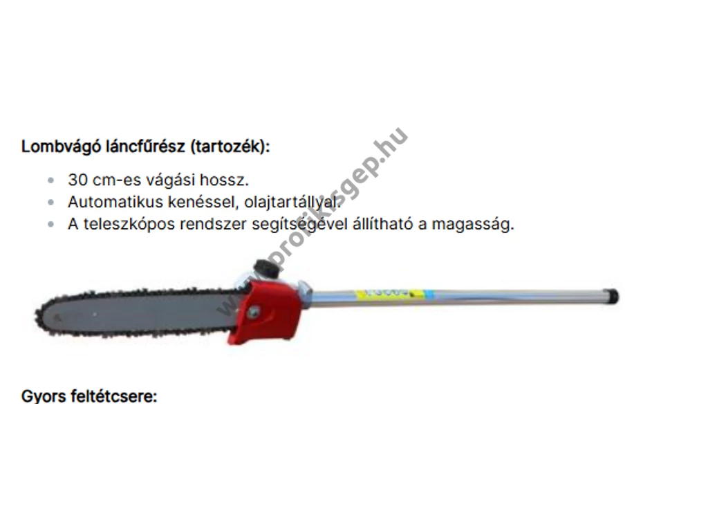 AGT 3526 Multi, bozótvágó, fűkasza 4 ütemű, HONDA GX35, 35,8 cm3, 1.6 Le, adapterekkel