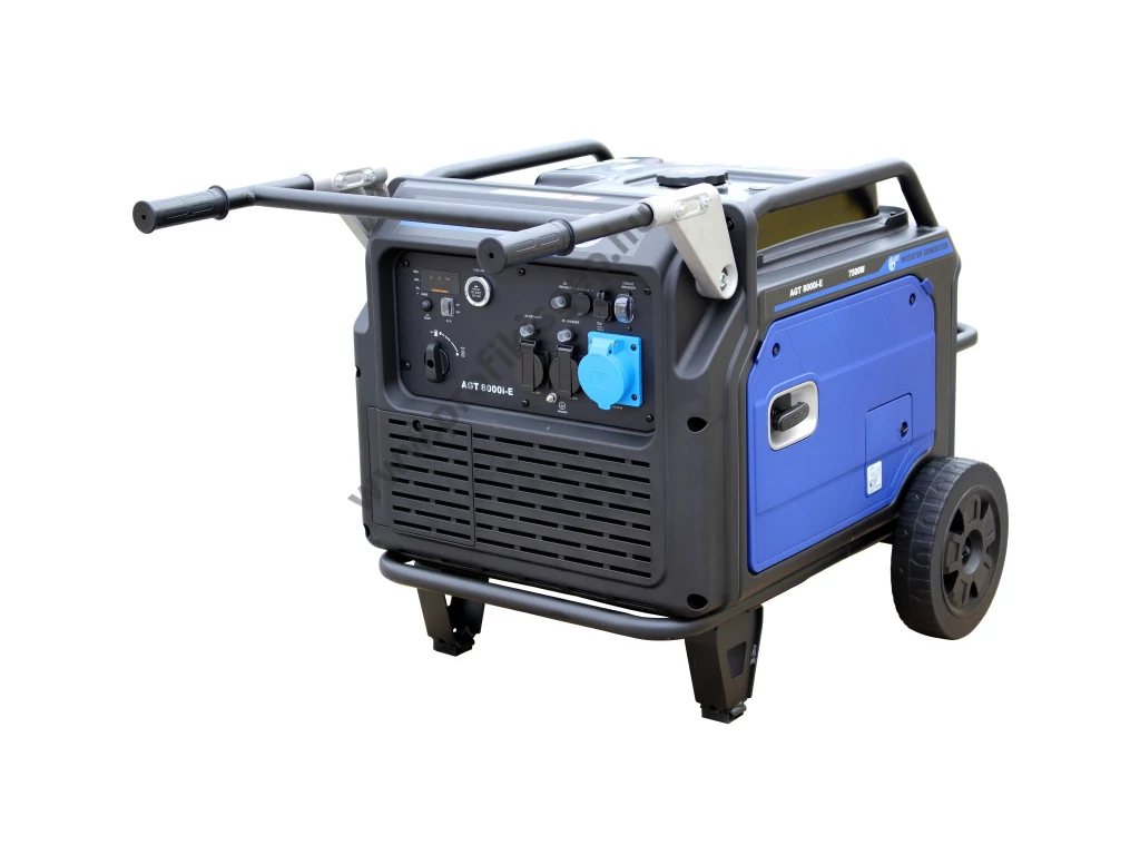 AGT 8000IER Egyfázisú áramfejlesztő Inverter, 230V, Max: 7500W, Motor: RATO OHV, 420cm3, ÖNINDÍTÓ