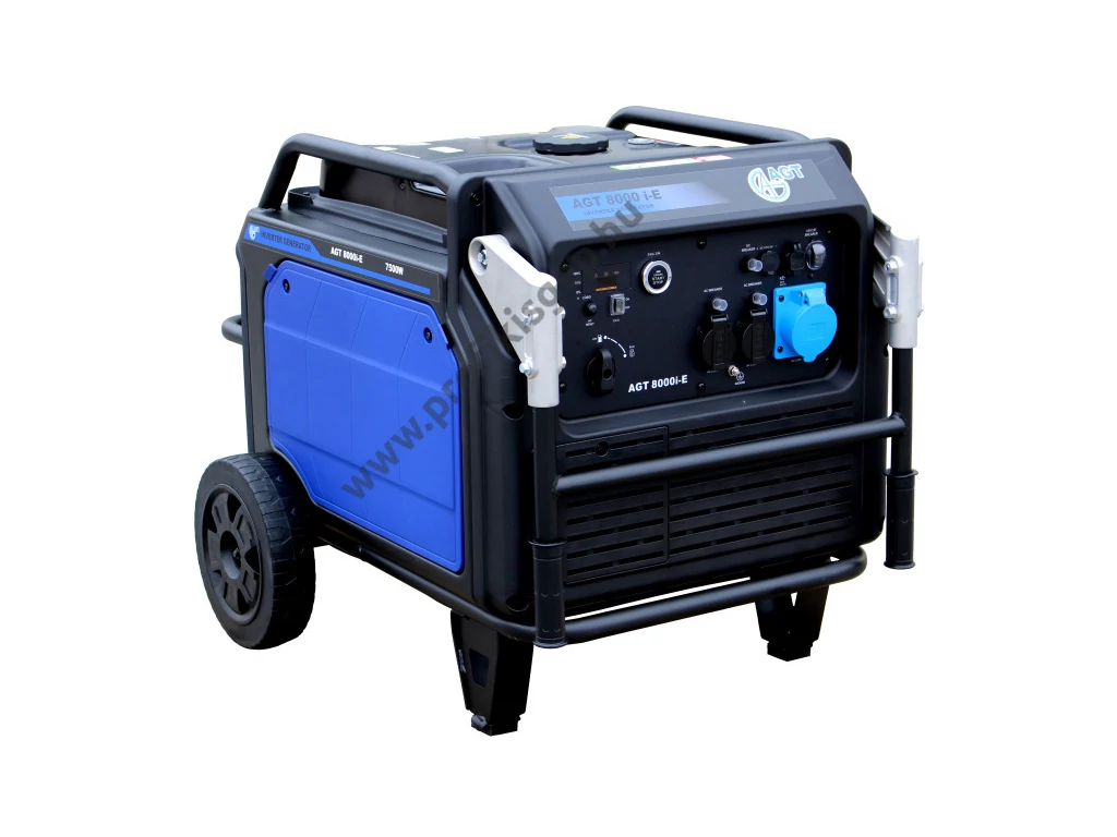 AGT 8000IER Egyfázisú áramfejlesztő Inverter, 230V, Max: 7500W, Motor: RATO OHV, 420cm3, ÖNINDÍTÓ