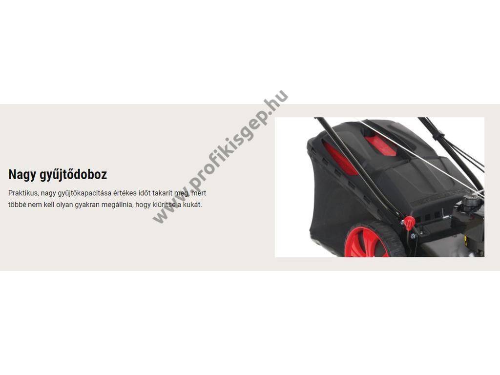 MTD SMART 53 SPBS / N Benzinmotoros önjáró fűgyűjtős fűnyíró, 53cm, Briggs 161cm3, oldalkidobó, mulcsbetét, csapágyazott kerék