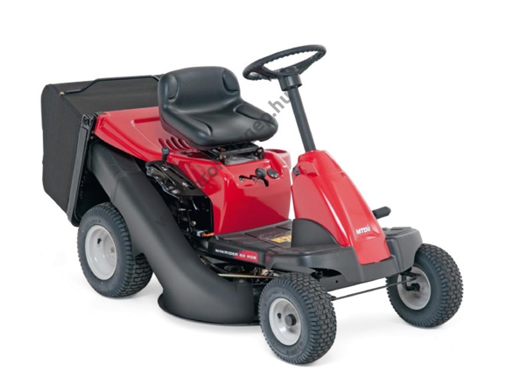 MTD Minirider 60 RDE fűgyűjtős fűnyíró traktor, ráülős fűnyíró, transmatic meghajtással, 60cm, 196cm3 - ÖSSZESZERELVE ÉS HASZNÁLATRA KÉSZEN SZÁLLÍTJUK!
