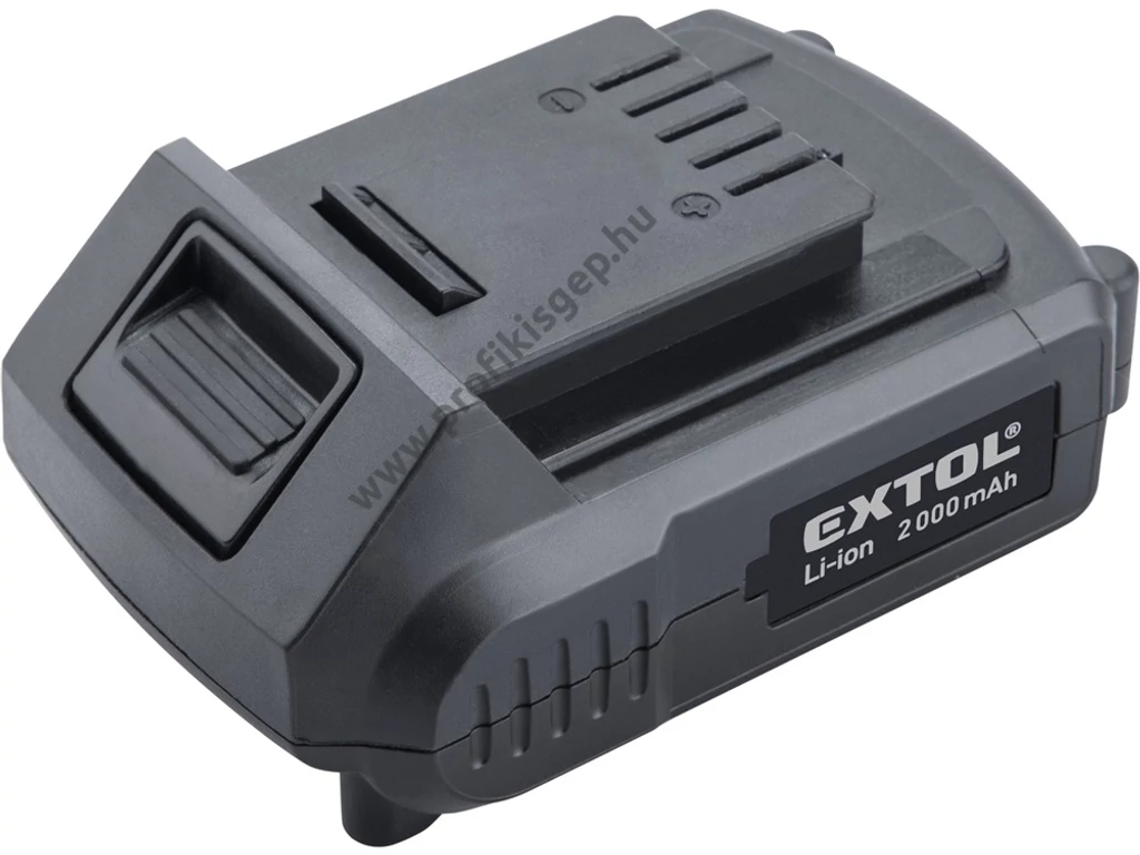 EXTOL industrial akkumlátor 20V, 2.0 Ah, SHARE 20V tipusú gépekhez