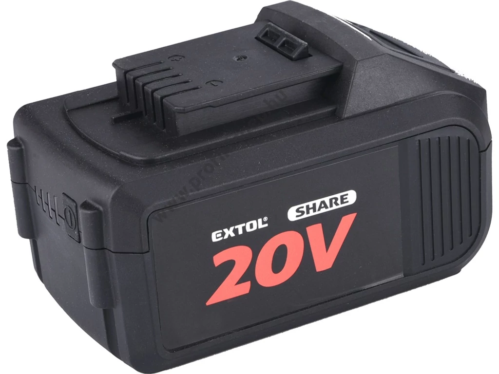 EXTOL premium akkumlátor 20V, 6.0 Ah, SHARE 20V tipusú gépekhez