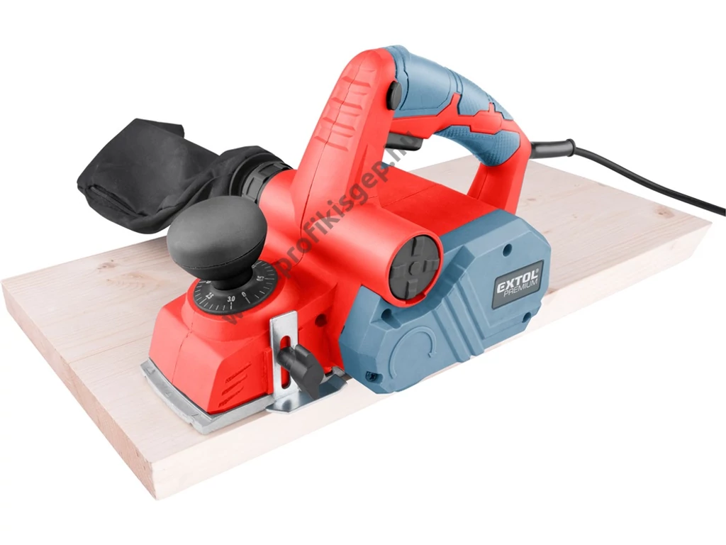 Extol premium elektromos gyalu 900W, kés: 82mm, mélység: 0-3,0 mm, falcolás: 0 -24,0 mm