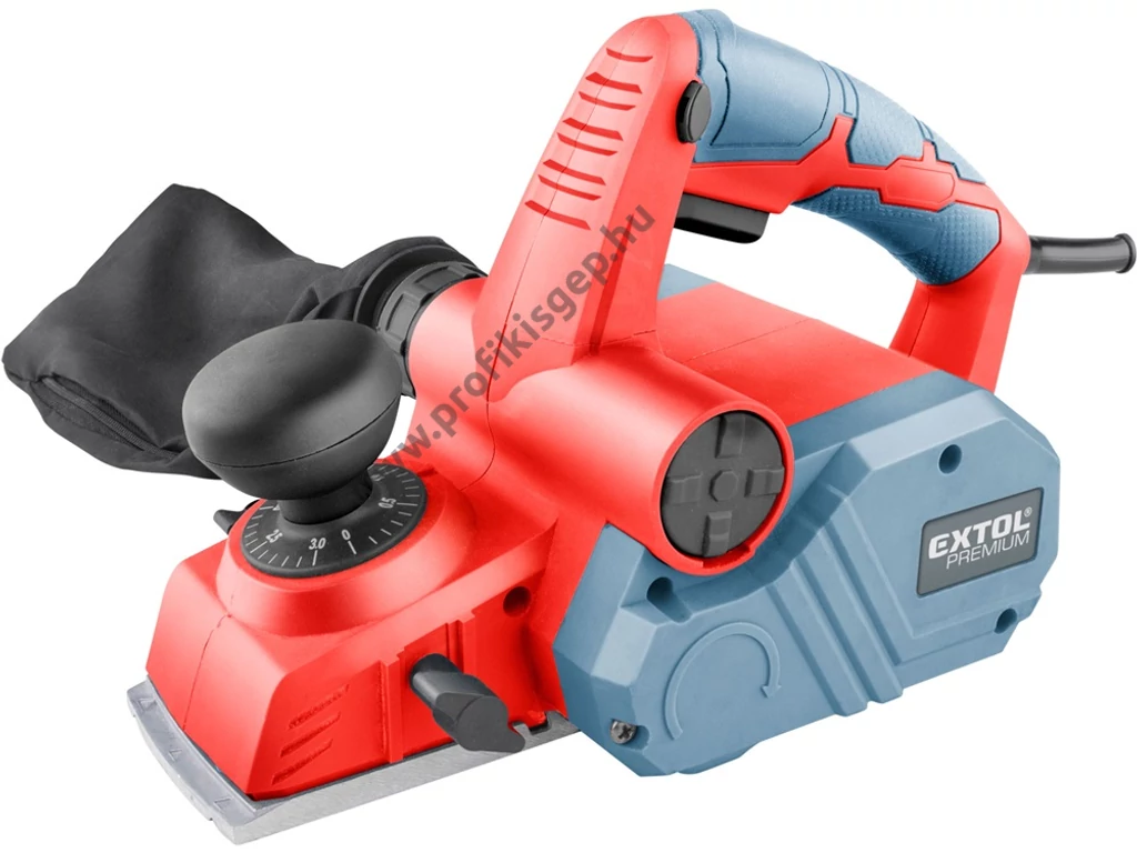 Extol premium elektromos gyalu 900W, kés: 82mm, mélység: 0-3,0 mm, falcolás: 0 -24,0 mm