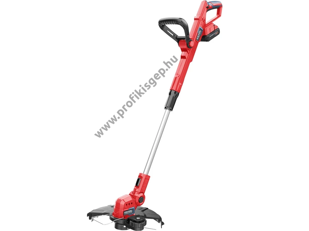 EXTOL premium akkumlátoros szegélynyíró, fűkasza, 20V, 2.0Ah akkuval és töltővel,  damilfej, Garden20V termékcsalád