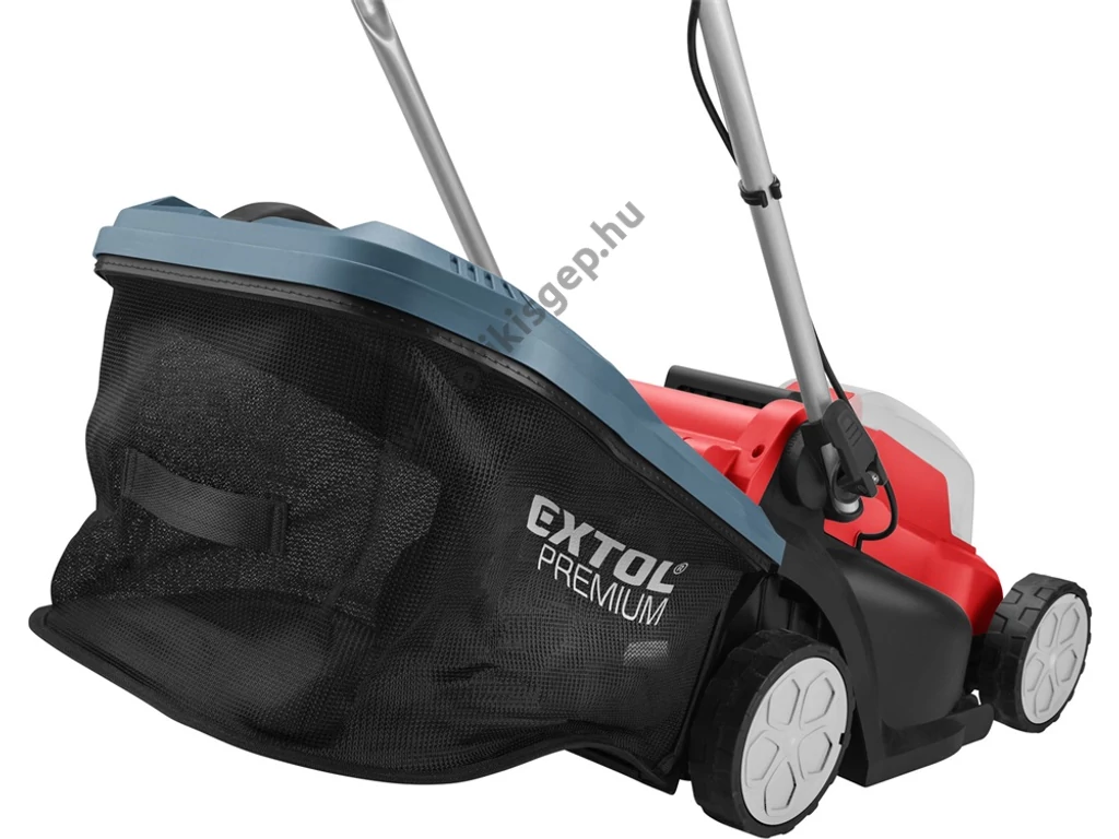 EXTOL premium akkumulátoros fűgyűjtős fűnyíró, 33cm, 20V, 2x2.0 Ah akkuval és töltővel, Garden20V termékcsalád