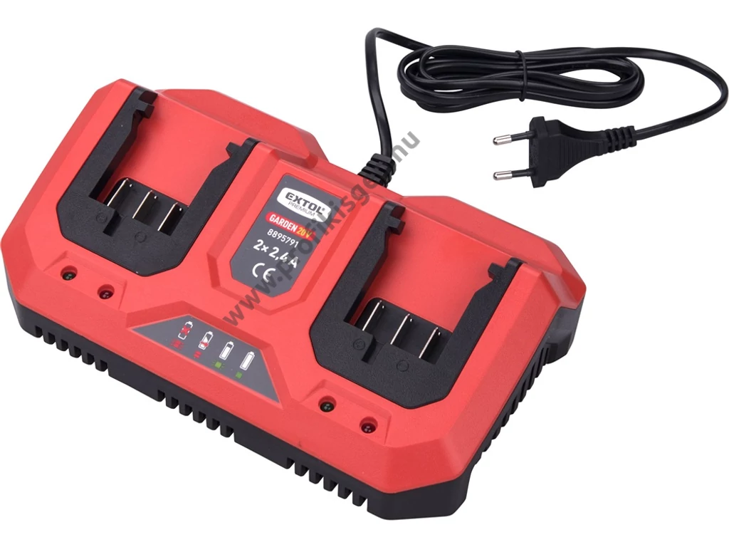 EXTOL premium akkumlátor töltő, 20V, Garden20V termékcsalád