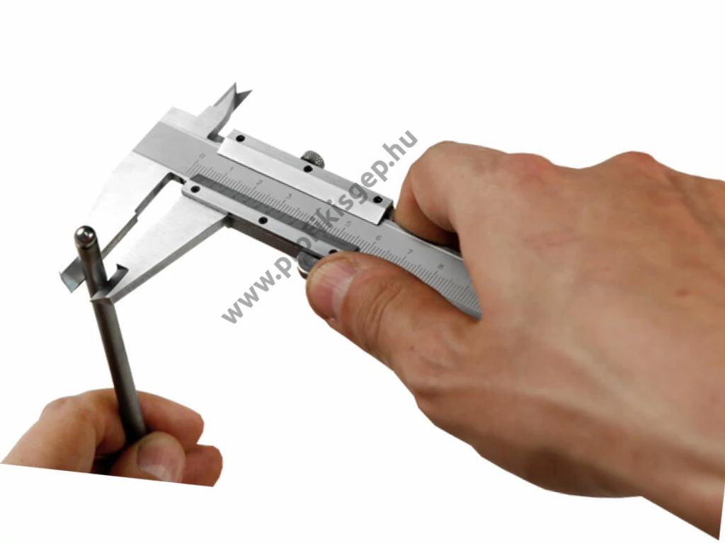 EXTOL premium tolómérő INOX (mélységmérővel) ; 0,05×200mm