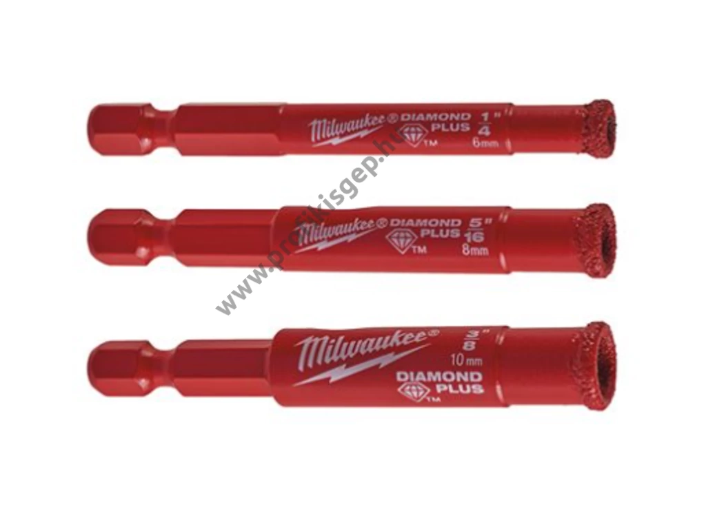 Milwaukee M14 Száraz gyémántfúró (O 6, 8, 10 mm) készlet - 1 db