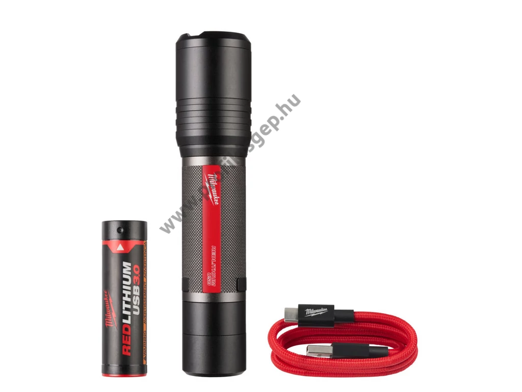 Milwaukee L4FL2000-301 USB ÚJRATÖLTHETŐ ZSEBLÁMPA, 2000 LUMEN