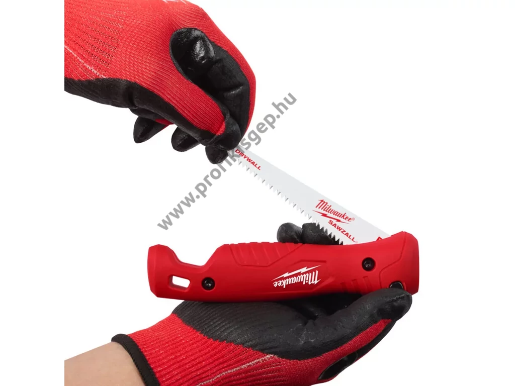 Milwaukee kézi fűrész, egykezes, összecsukható, cserékható fűrészlap. 150mm-es