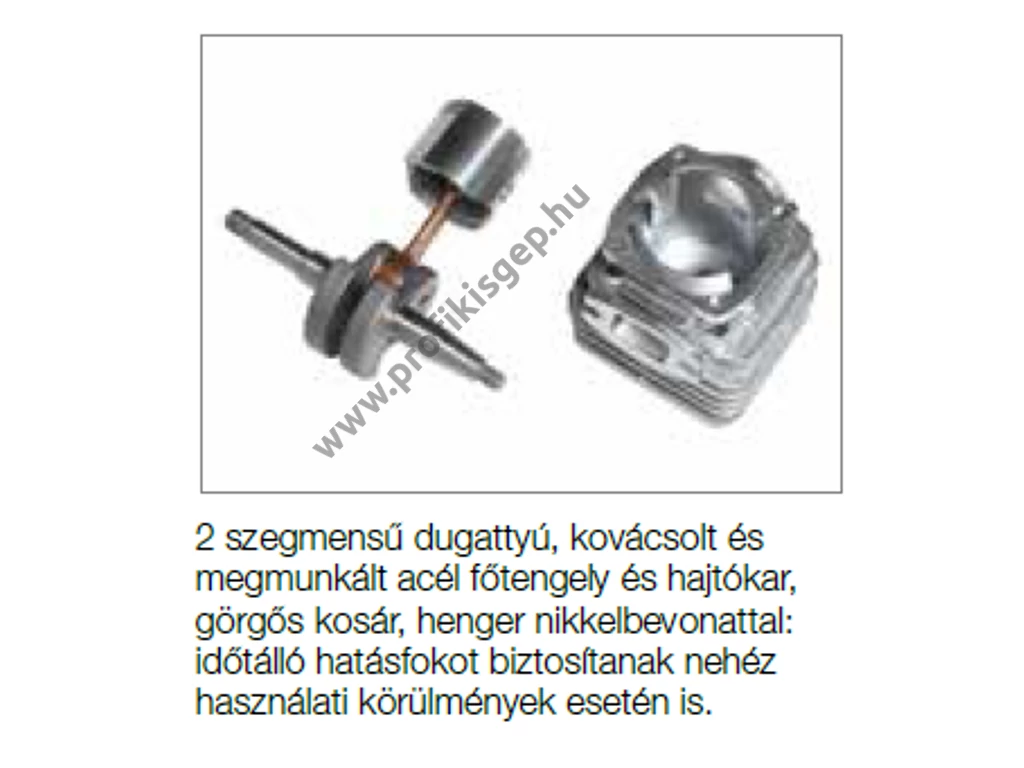 Oleo-mac GS 451 "50Y" Benzinmotoros láncfűrész intenzív munkára, 42,9cm3, 2.9 Le, Oregon lánc 325"-1.3- 72szem, Oregon vezető 46cm/18"