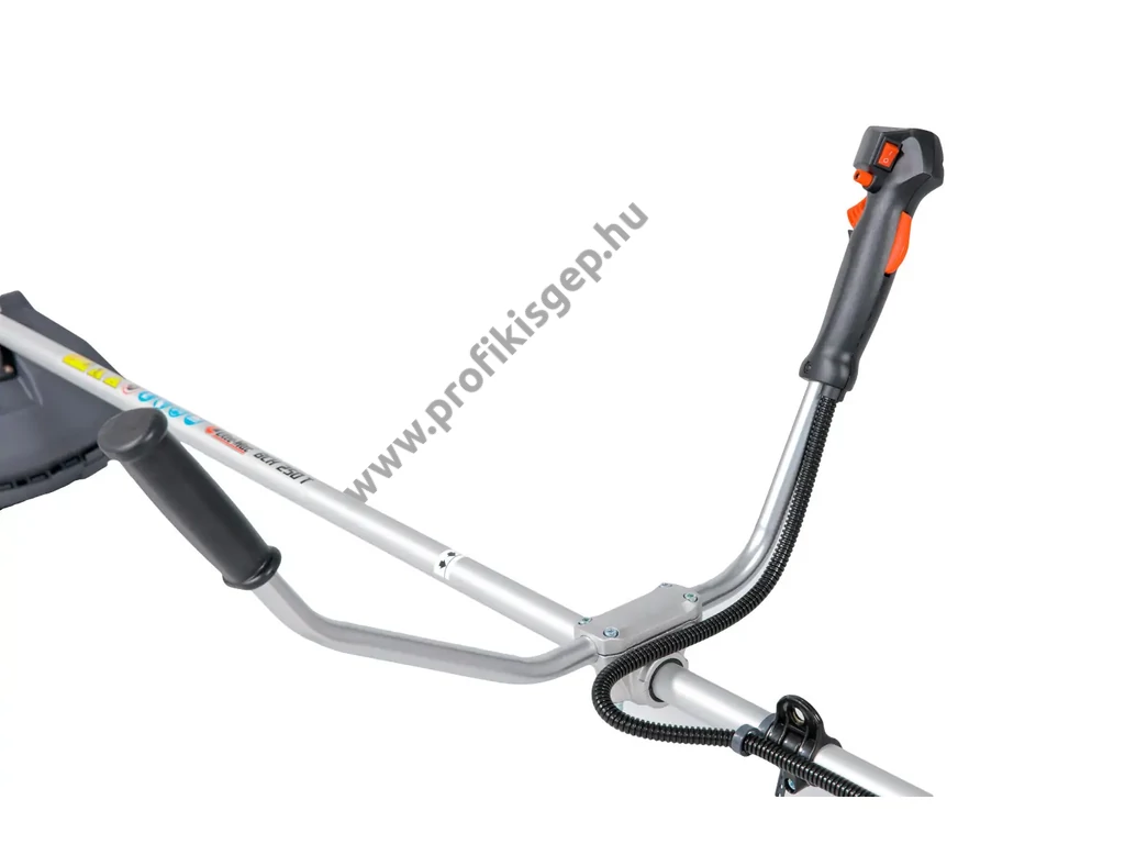 Oleo-mac Sparta 250 T benzinmotoros bozótvágó, fűkasza, ház körüli használatra, 25.4cm3, 1,0Le, damilfej, fűvágó tárcsa, szimpla heveder