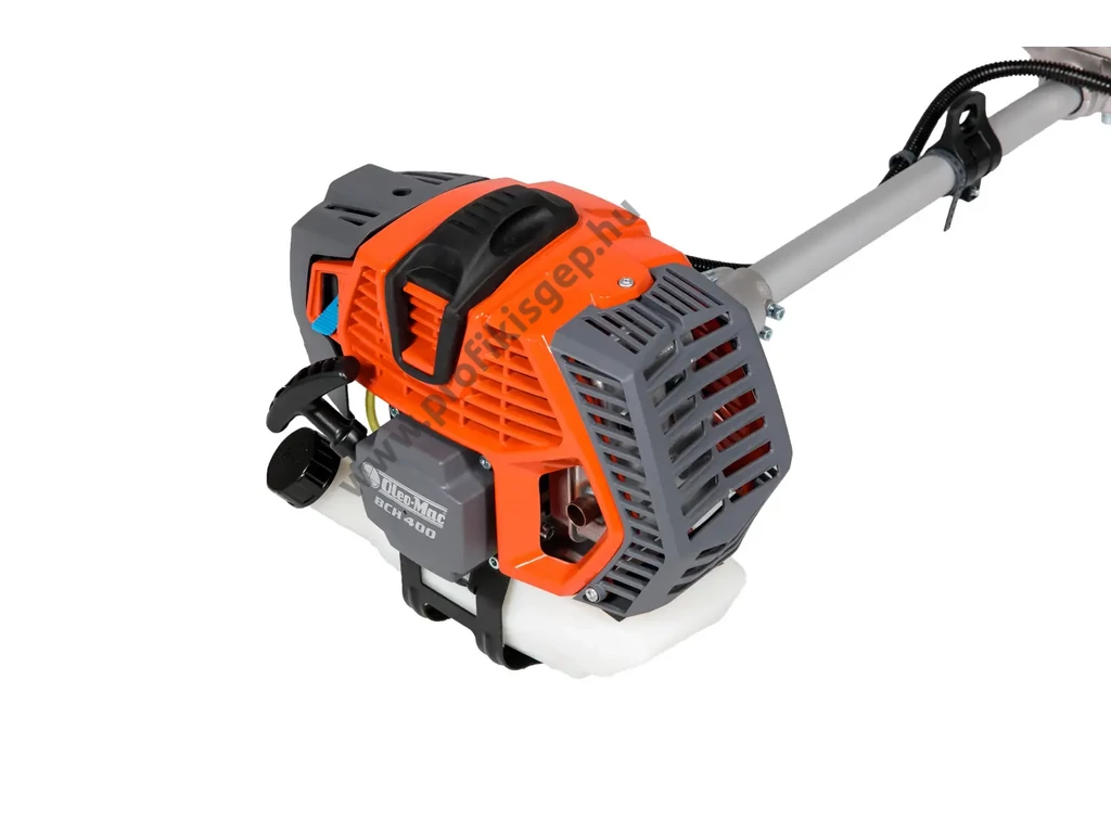 Oleo-mac BCH 400 T benzinmotoros bozótvágó, fűkasza, ház körüli használatra, 40.2cm3, 2,0Le, damilfej, fűvágó tárcsa, dupla heveder
