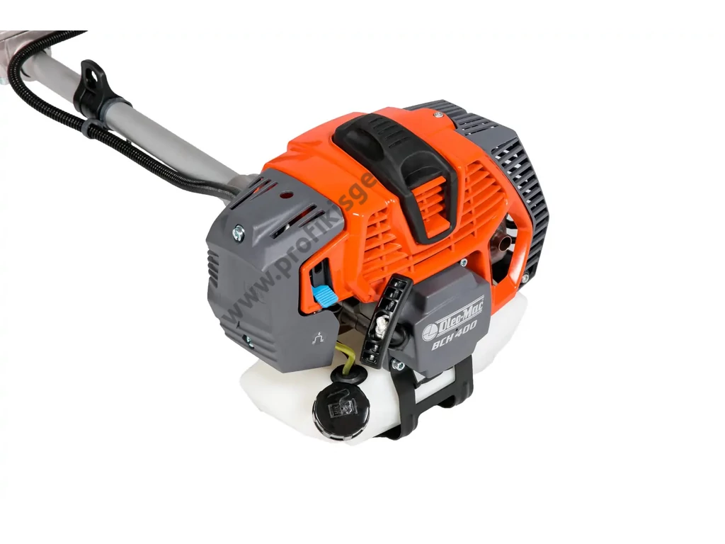 Oleo-mac BCH 400 T benzinmotoros bozótvágó, fűkasza, ház körüli használatra, 40.2cm3, 2,0Le, damilfej, fűvágó tárcsa, dupla heveder