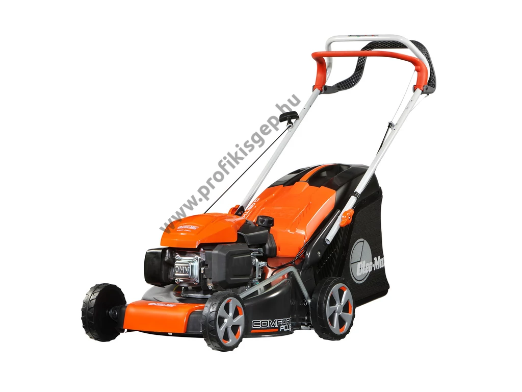 Oleo-mac G 48 TK COMFORT PLUS Benzinmotoros önjáró fűgyűjtős fűnyíró, 46cm, EMAK 139cm3, csapágyazott kerék