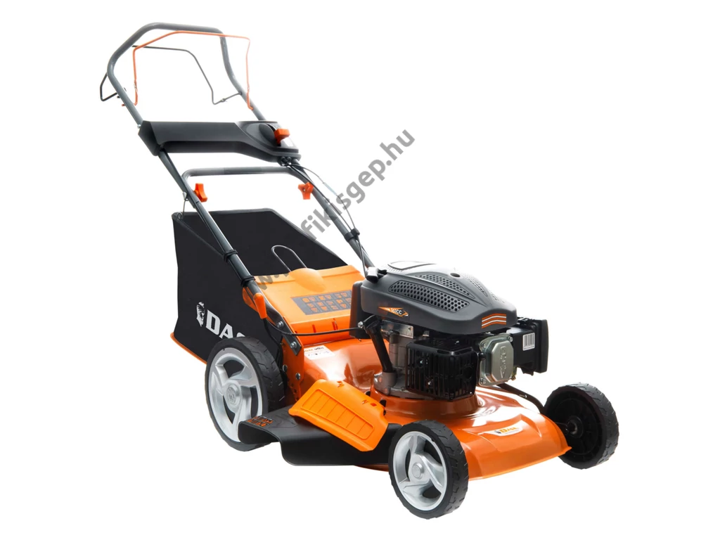RURIS DAC 120XL Benzinmotoros önjáró fűgyűjtős fűnyíró, 46cm, OHV 135cm3, oldalkidobó, mulcsbetét