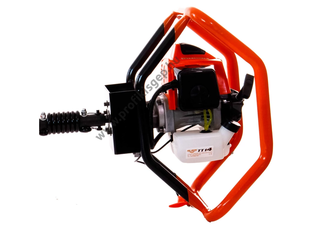RURIS TT 14 benzinmotoros földfúró, gödörfúró, 68cm3, 3.0Le, 150mm, 200mm, 250mm fúrószárral