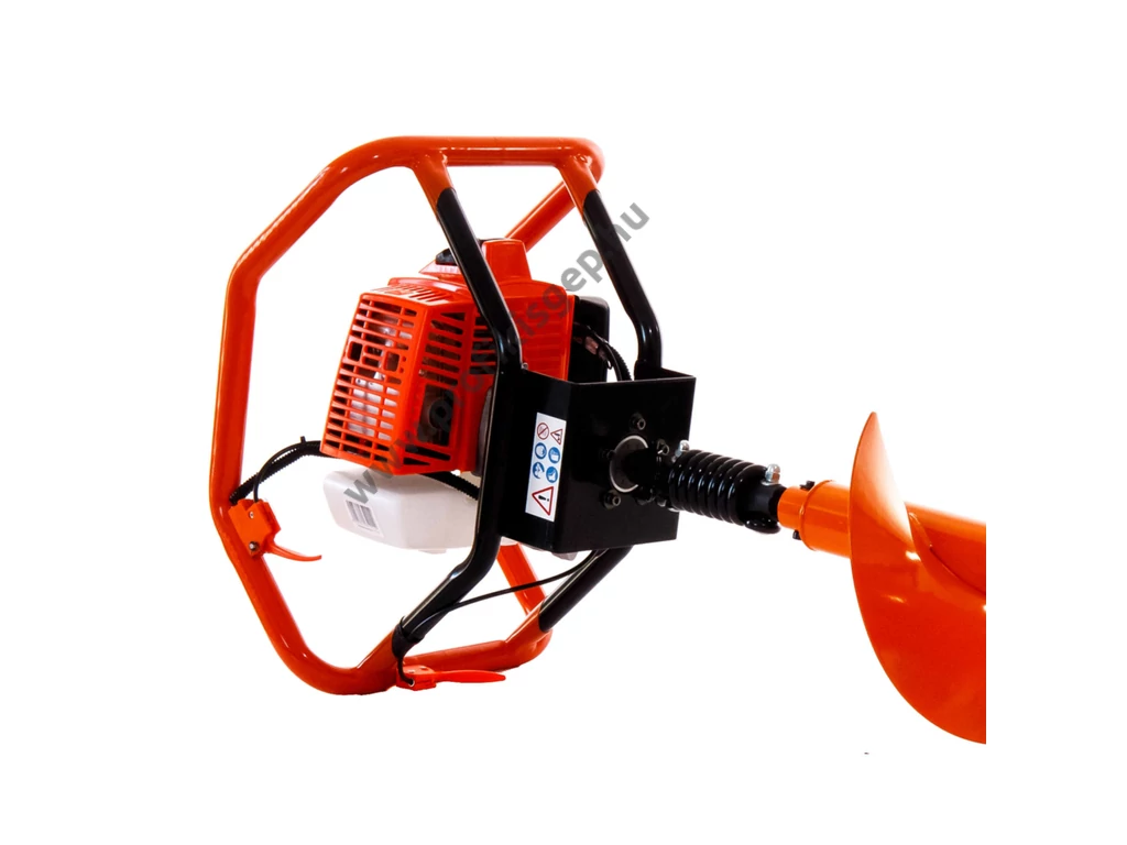 RURIS TT 14 benzinmotoros földfúró, gödörfúró, 68cm3, 3.0Le, 150mm, 200mm, 250mm fúrószárral
