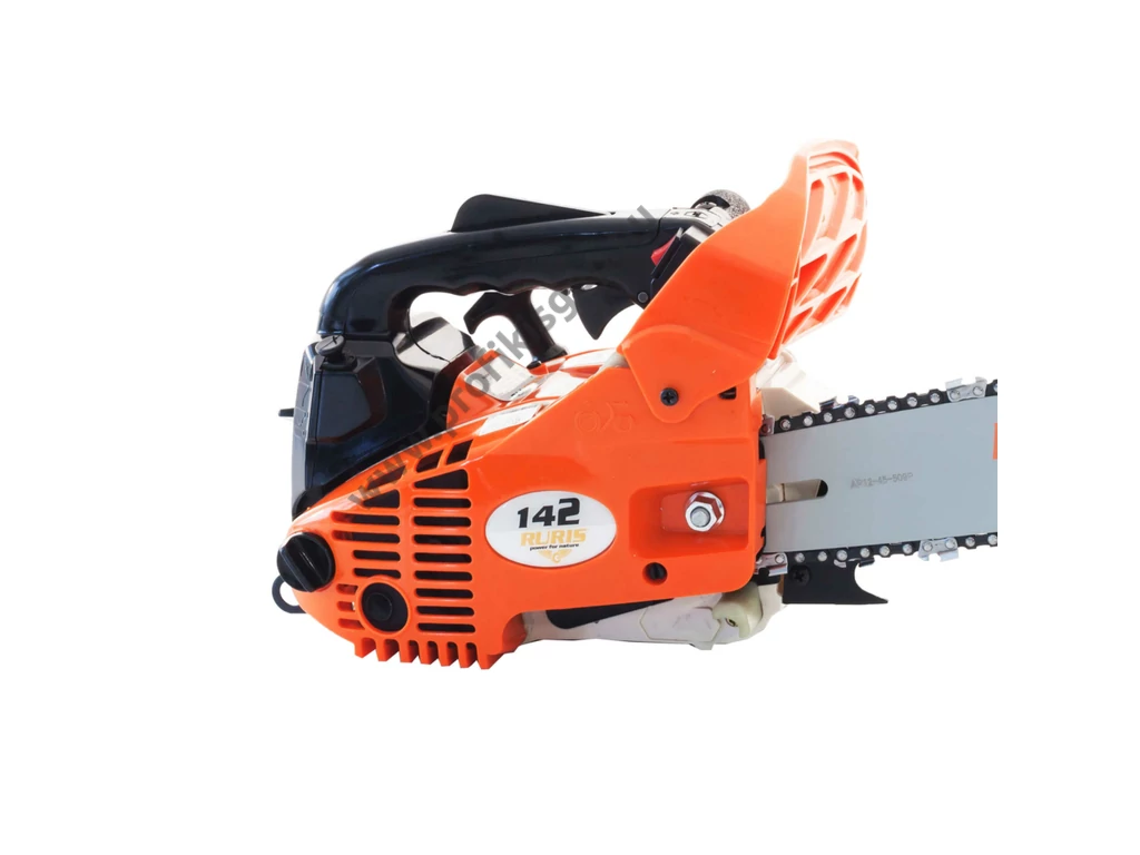 RURIS RURIS 142 Benzinmotoros egykezes láncfűrész 25.4 cm3, 1.1Le, lánc 3/8"-1.3-45 szem, vezető 30cm