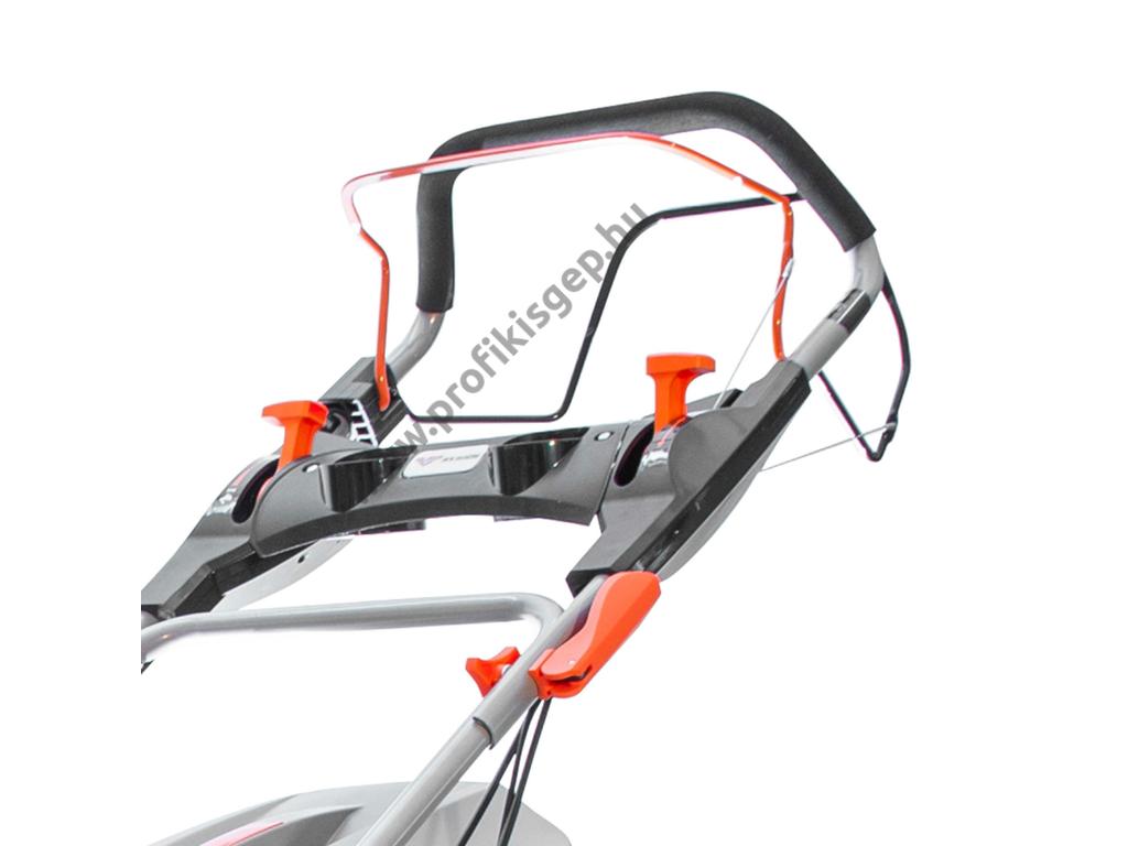 RURIS RX300S Benzinmotoros önjáró fűgyűjtős fűnyíró, 46cm, OHV 173cm3, oldalkidobó, mulcsbetét