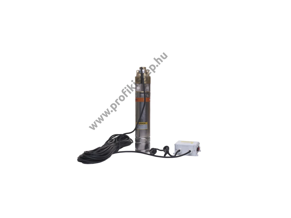 RURIS Aqua 105 elektromos merűlő szivattyú, búvárszivattyú, 1500W, 2600l, mélykút szivattyú