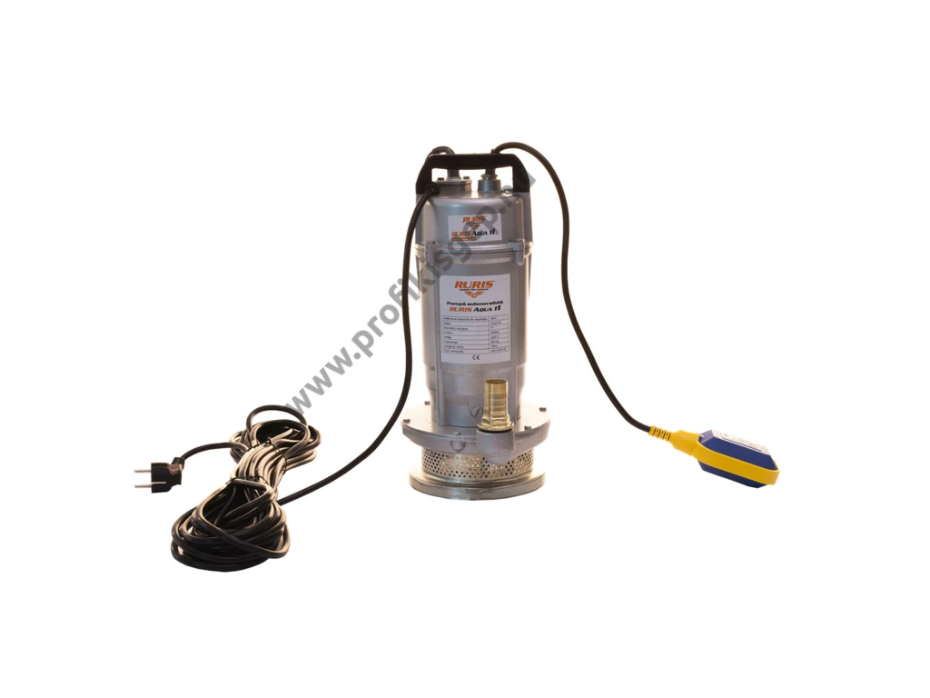RURIS AQUA 11 elektromos merűlő szivattyú, búvárszivattyú,550W, 3600l, tisztavíz