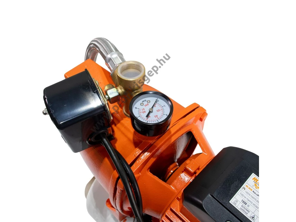 RURIS AquaPower 4010S elektromos felszíni szivattyú, házi vízmű, 1800W, 3600l, 7.0 bar, Bronzlapátos