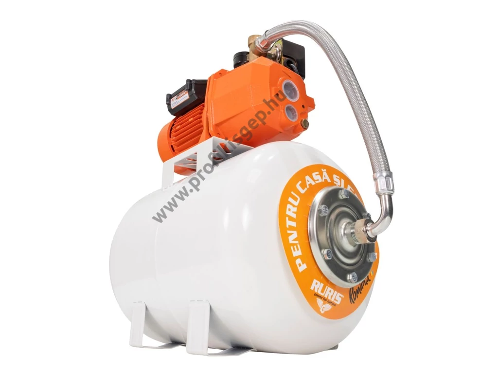 RURIS AquaPower 8009S elektromos felszíni szivattyú, házi vízmű, 1100W, 1800l, 3.5 bar, Bronzlapátos
