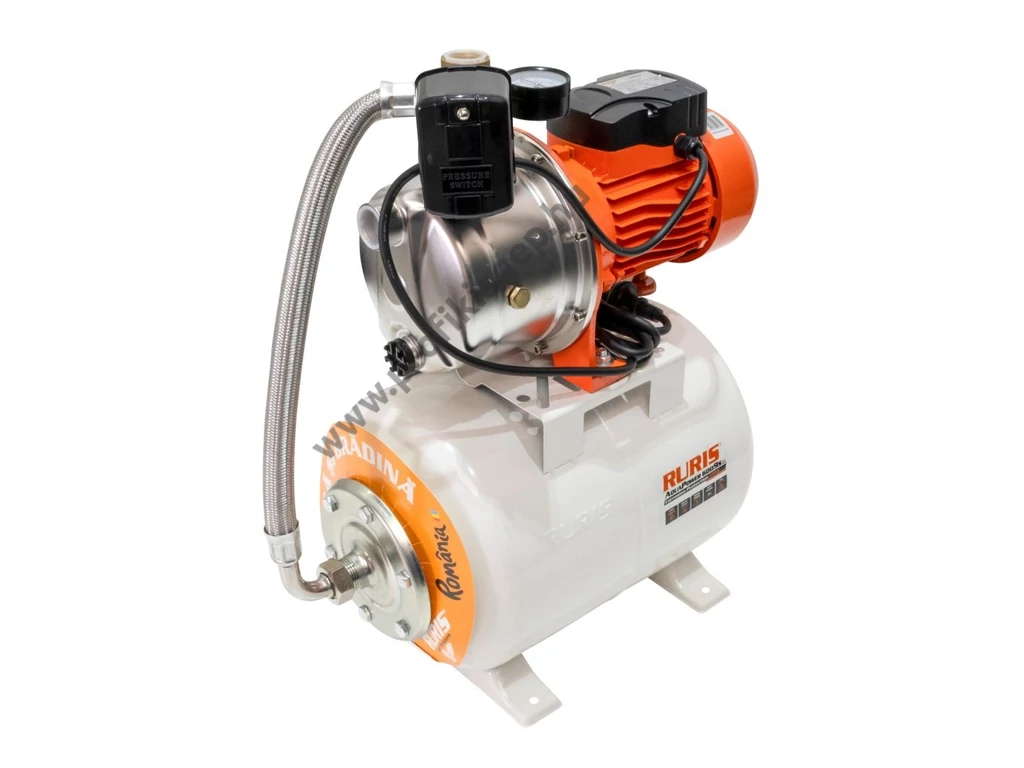 RURIS AquaPower 6009S elektromos felszíni szivattyú, házi vízmű, 880W, 2760l, 4.5 bar, Bronzlapátos