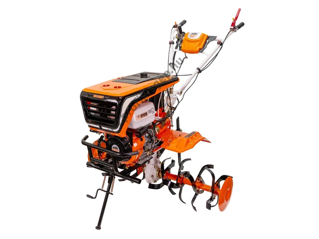 RURIS 918K Benzinmotoros kapálógép, rotációs kapa, 460cm3, 2x4 kapatag, 2+1 sebesség, +gumikerék, + nyító eke, + 20 kg keréksúly