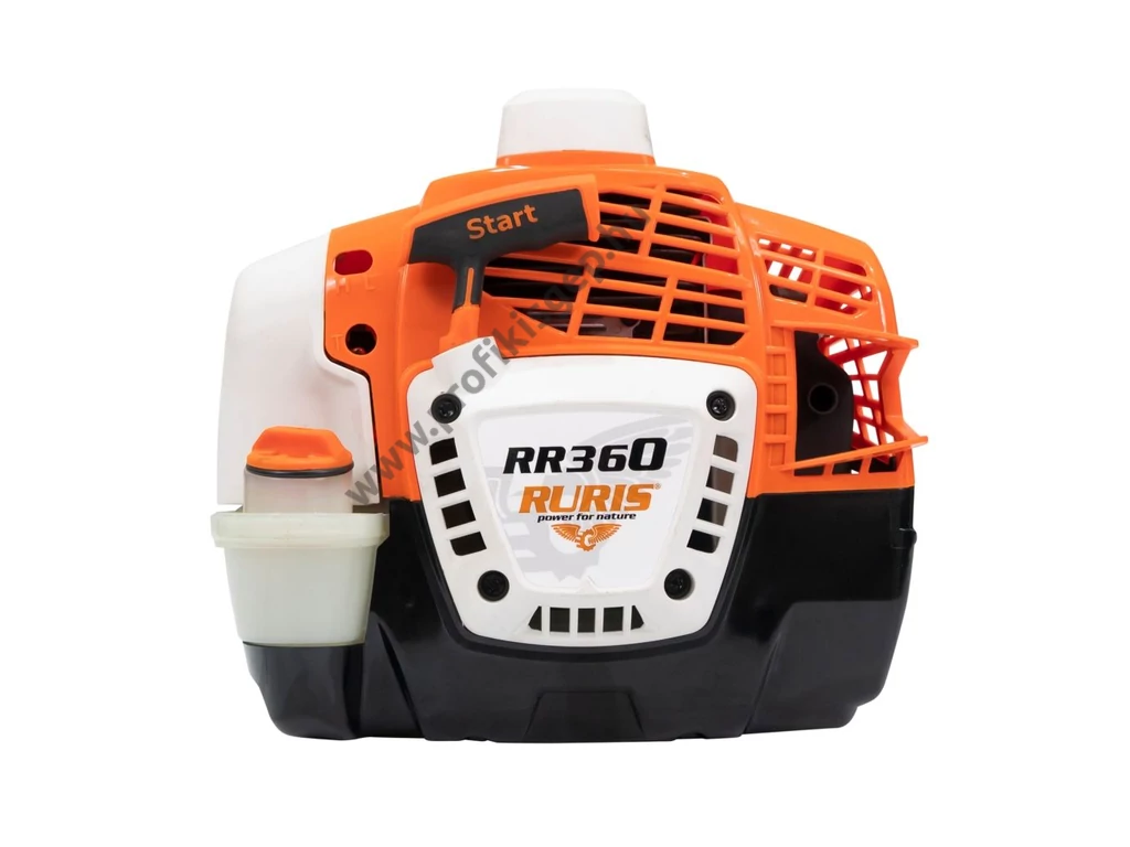 RURIS RR 360 benzinmotoros bozótvágó, fűkasza 36,3cm3, 2,4Le, 3ágú vágótárcsa, dupla vállheveder