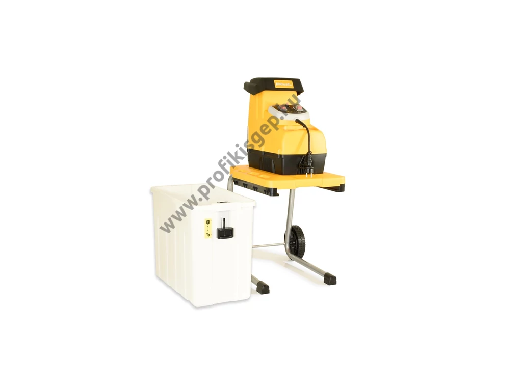 Riwall RES 3044 B Elektromos ágaprító, komposztáló, Maróhengeres, 3000W, ágátmérő: 4,4 cm, gyűjtődoboz