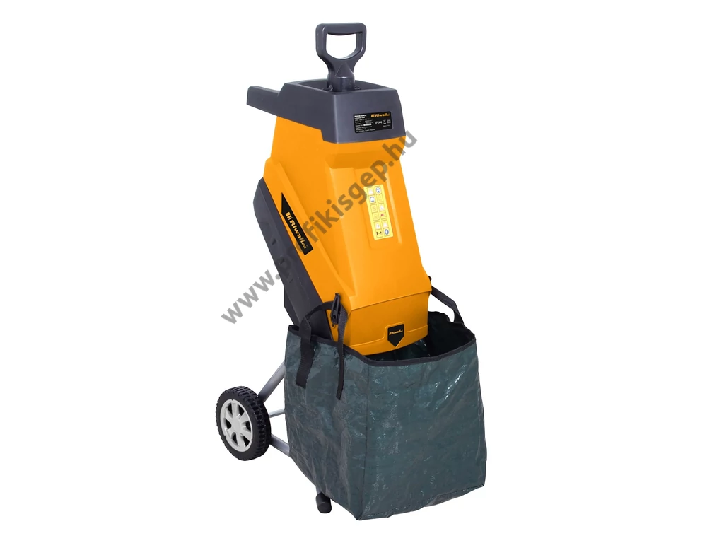 Riwall RES 2545 Elektromos ágaprító, komposztáló, forgókéses, 2500W, ágátmérő: 4.5 cm