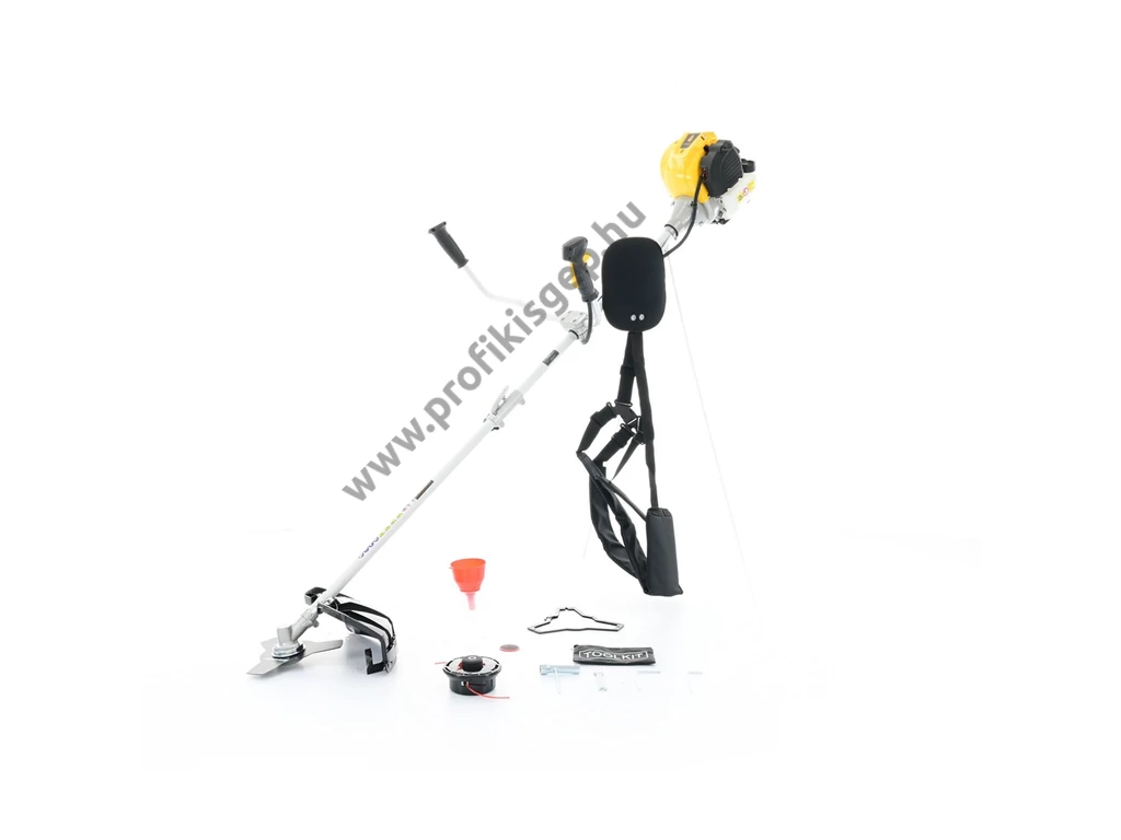Riwall RPB 360 4T benzinmotoros bozótvágó, fűkasza 4 ütemű 35,8cm3, 1,2Le, damilfej, vágótárcsa