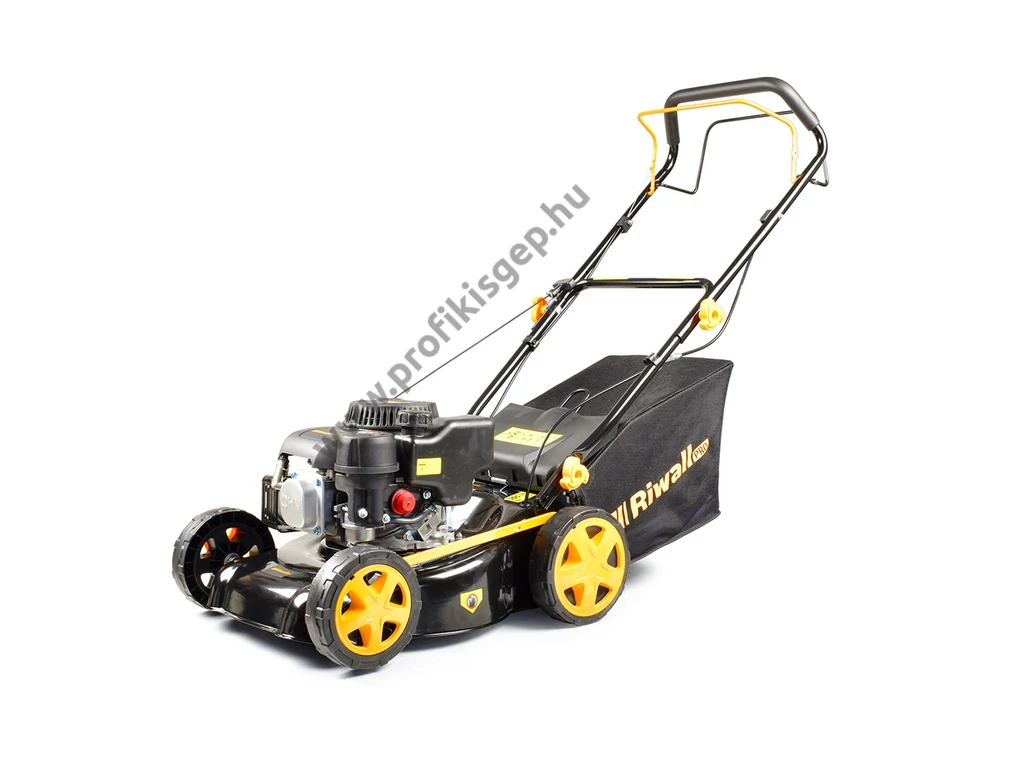 Riwall RPM 4234 Benzinmotoros önjáró fűgyűjtős fűnyíró, 40cm, OHV 132, csapágyazott kerék