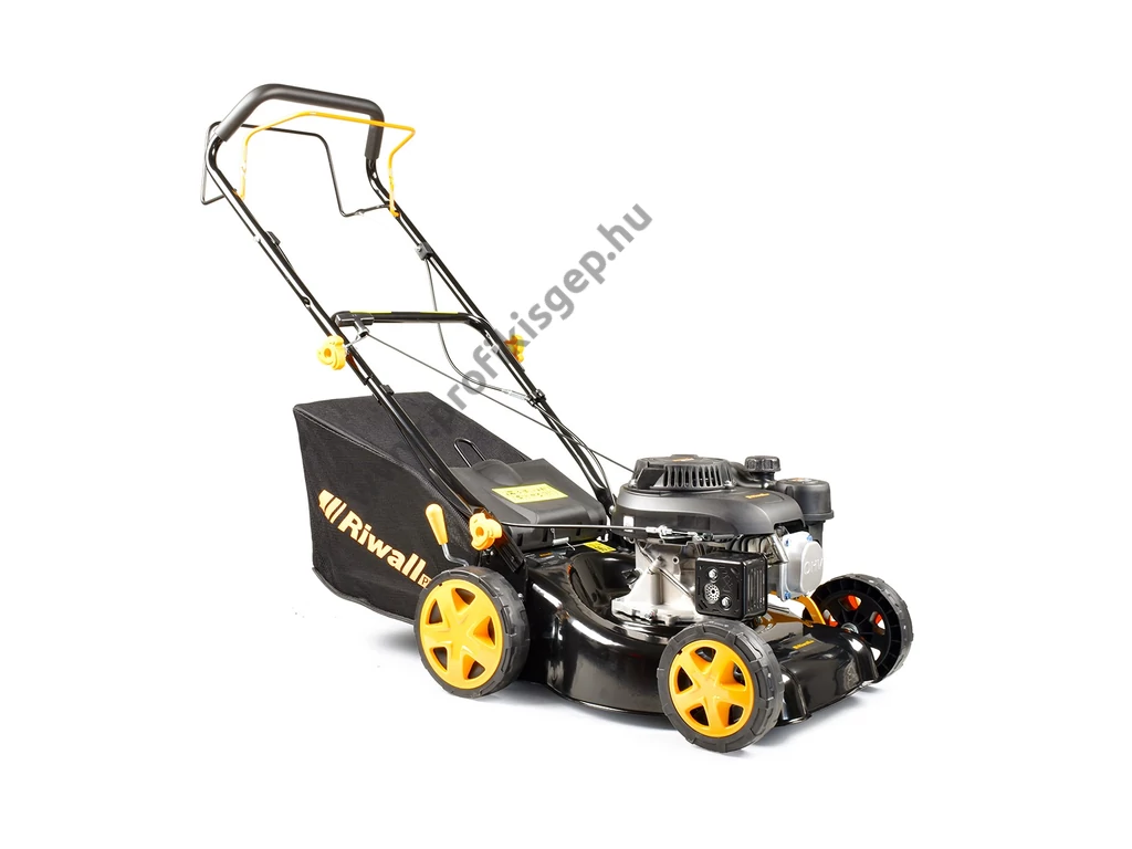 Riwall RPM 4234 Benzinmotoros önjáró fűgyűjtős fűnyíró, 40cm, OHV 132, csapágyazott kerék