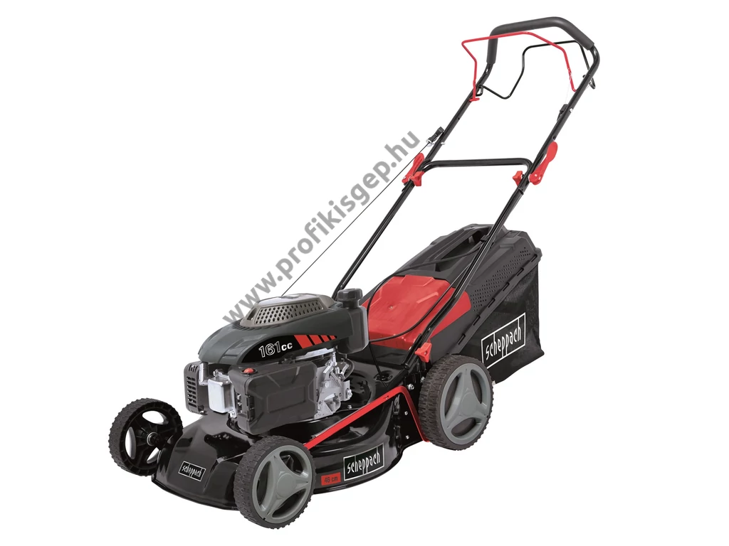 Scheppach MS 161-46 benzinmotoros önjáró fűgyűjtős fűnyíró, 46 cm, 150 cm3, 3.5 Le