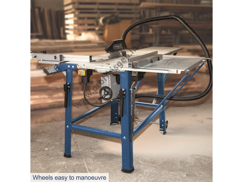 Scheppach TS 310, asztali körfűrész 2800W/400V, 315mm tárcsa átmérő