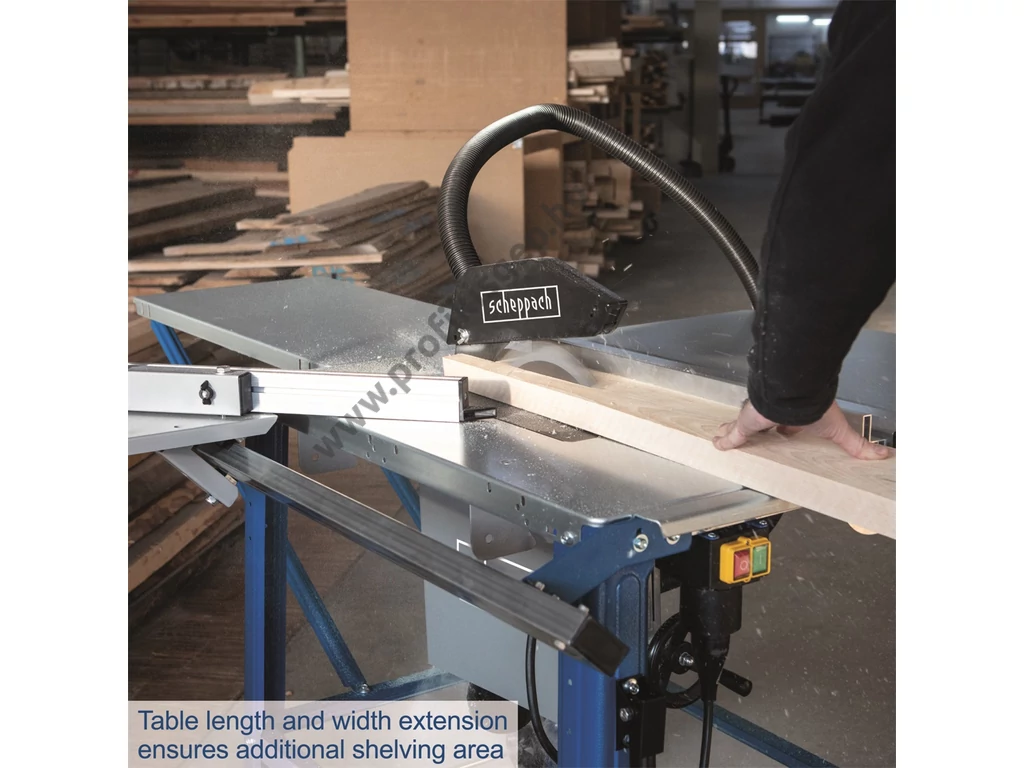 Scheppach TS 310, asztali körfűrész 2800W/400V, 315mm tárcsa átmérő